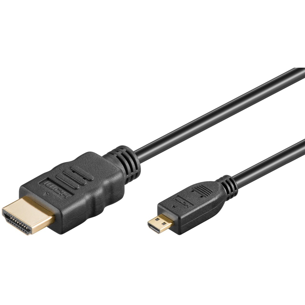 High Speed Micro HDMI > HDMI Kabel mit Ethernet von Goobay