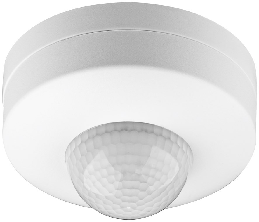 Infrarot Bewegungsmelder zur Aufputz-Deckenmontage, 360° Erfassung, 12 m Reichweite, für Innen (IP20), LED-geeignet, 3-fach Infrarot von Goobay