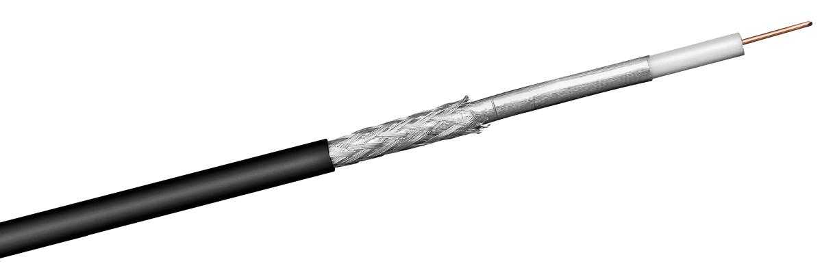 Koax Sat Kabel KKS HQ StaKu 100dB 2fach 100m Outdoor Schwarz Koax Sat Kabel KKS HQ StaKu 100dB 2fach 100m Outdoor Schwarz von Goobay
