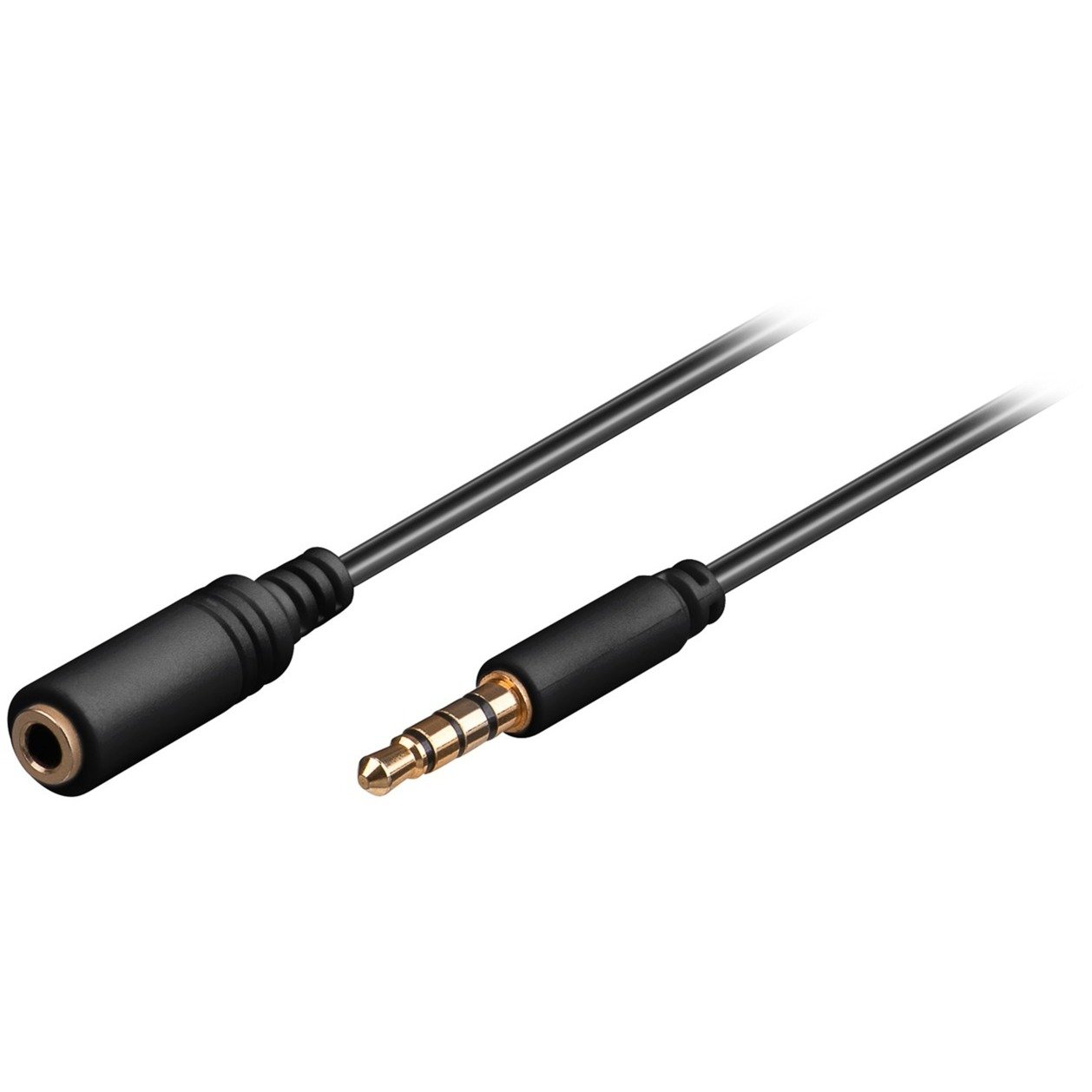 Kopfhörer- und Audio Verlängerungskabel AUX > 3,5mm 4 Pin slim Kopfhörer- und Audio Verlängerungskabel AUX > 3,5mm 4 Pin slim von Goobay