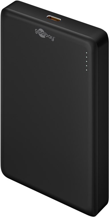 Magnetische Wireless Powerbank mit 10.000mAh, haftet magnetisch an der Handyrückseite, ultraleichte Mini-Powerbank Magnetische Wireless Powerbank mit 10.000mAh, haftet magnetisch an der Handyrückseite, ultraleichte Mini-Powerbank von Goobay