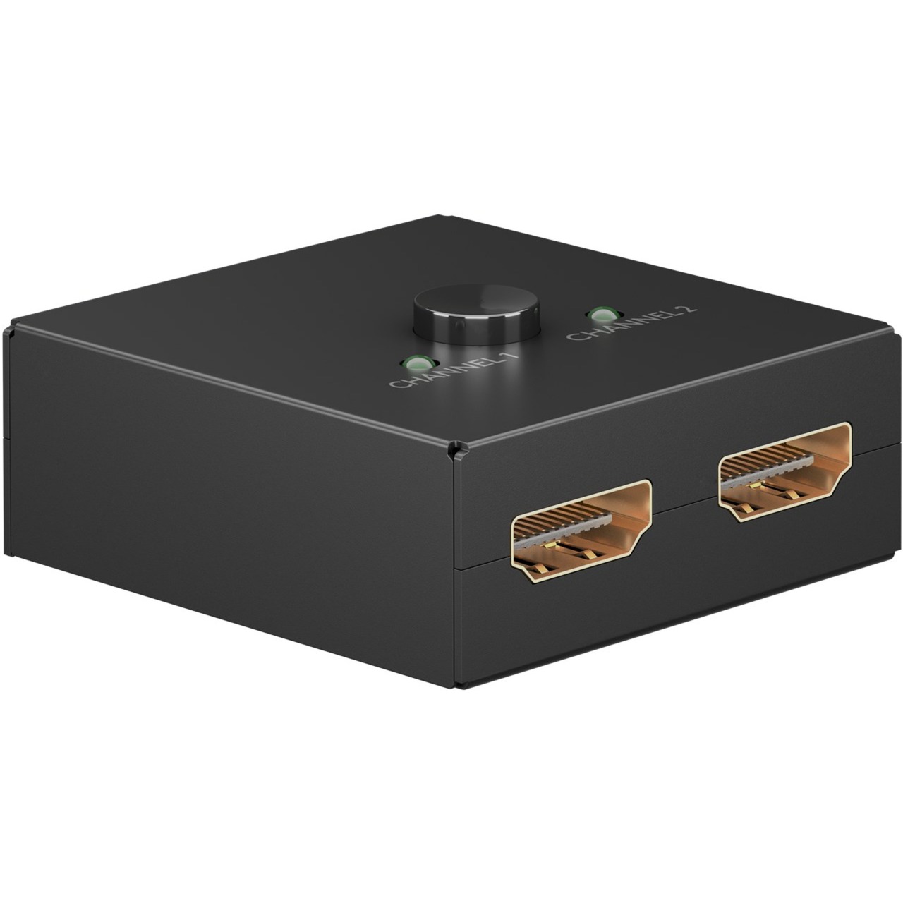 Manuelle HDMI-Umschaltbox 2 auf 1 (4K @ 30Hz), HDMI Switch von Goobay