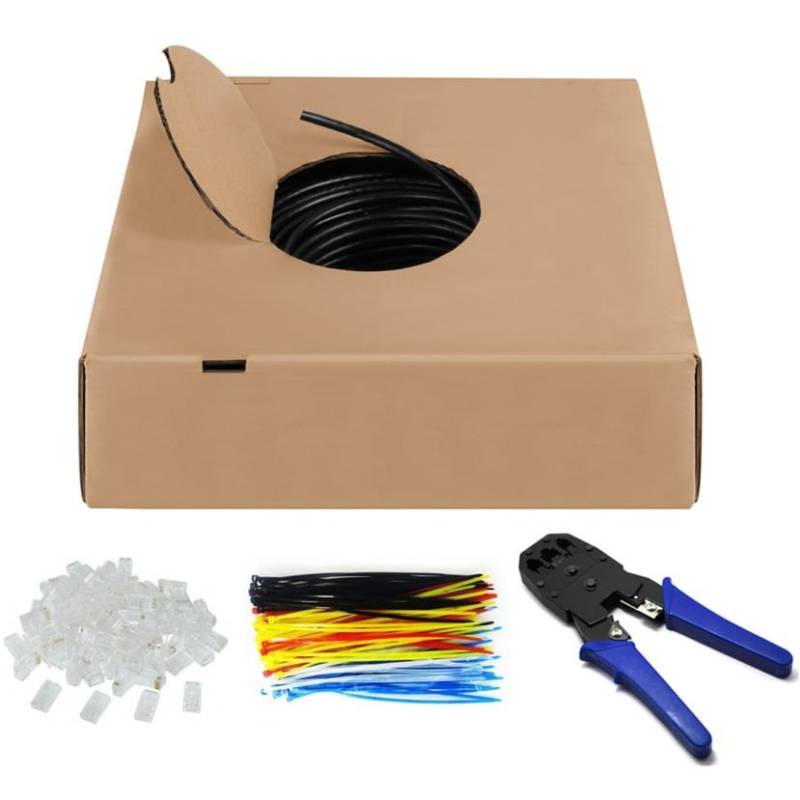 Outdoor Netzwerkkabel-Set Cat.6, U/UTP von Goobay