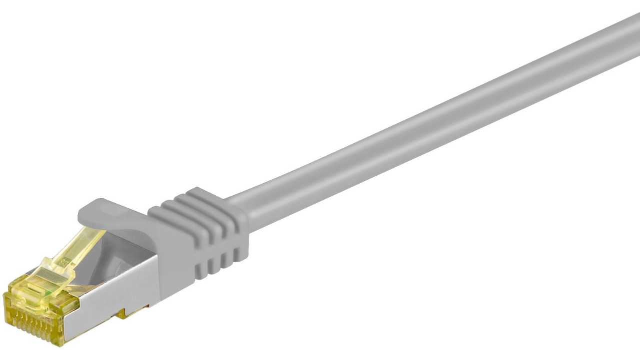 Cat.6a Patchkabel RJ45 LAN Kabel S/FTP PiMF LSZH CU 500 MHz mit CAT 7 Rohkabel 30m Grau Cat.6a Patchkabel RJ45 LAN Kabel S/FTP PiMF LSZH CU 500 MHz mit CAT 7 Rohkabel 30m Grau von Goobay