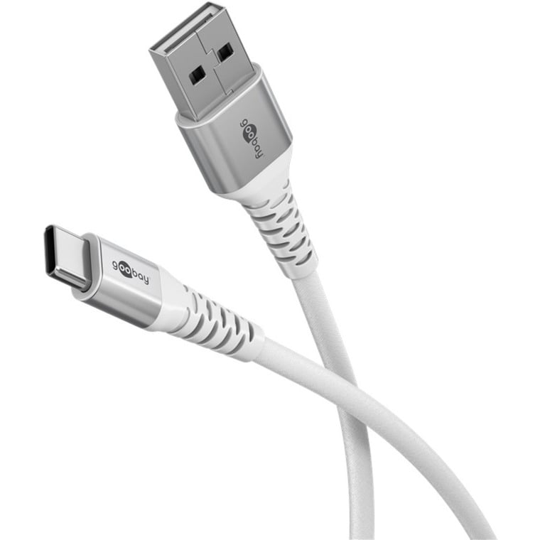 Supersoftes USB 2.0 Textilkabel, USB-A Stecker > USB-C Stecker Supersoftes USB 2.0 Textilkabel, USB-A Stecker > USB-C Stecker von Goobay