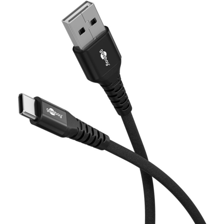 Supersoftes USB 2.0 Textilkabel, USB-A Stecker > USB-C Stecker Supersoftes USB 2.0 Textilkabel, USB-A Stecker > USB-C Stecker von Goobay