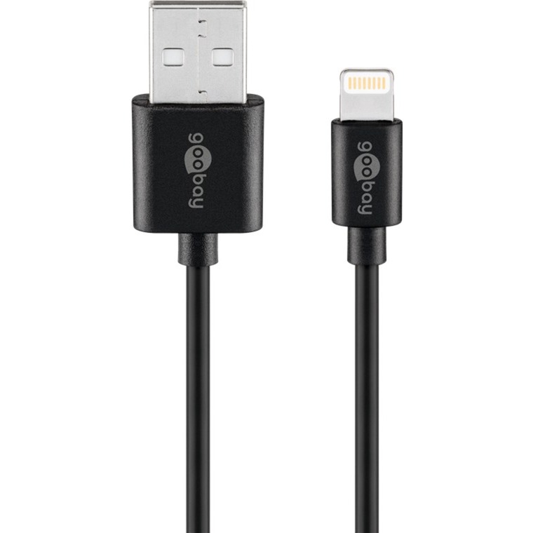 USB 2.0 Adapterkabel, USB-A Stecker > Lightning Stecker von Goobay