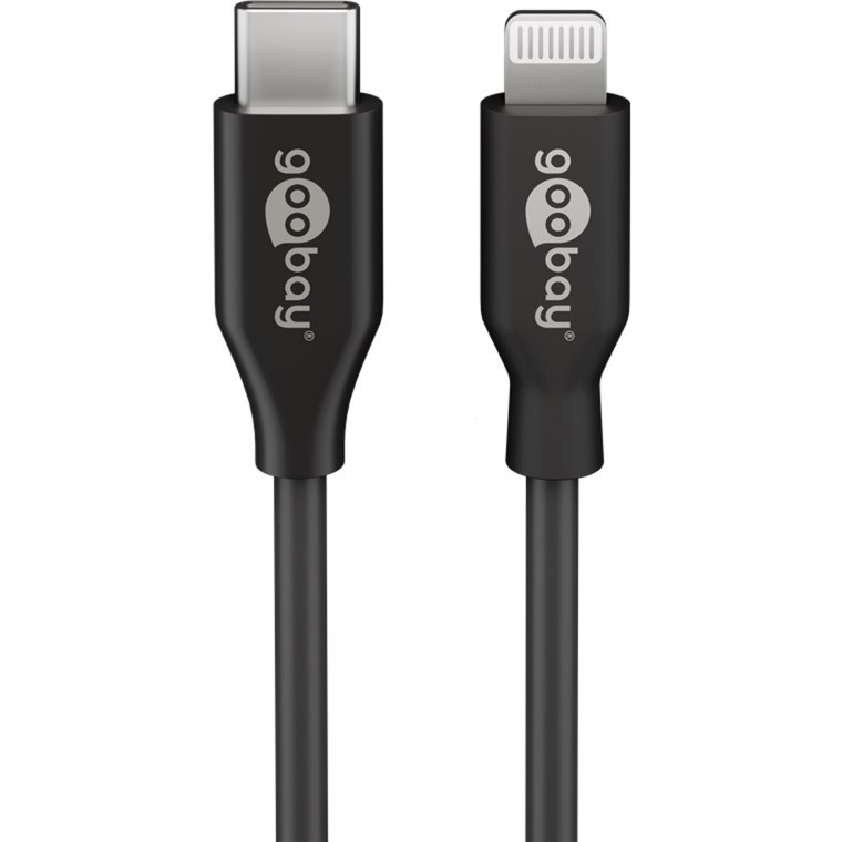 USB 2.0 Adapterkabel, USB-C Stecker > Lightning Stecker von Goobay