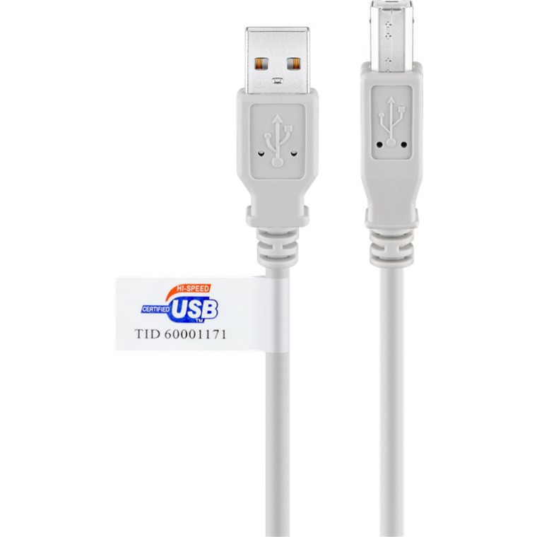 USB 2.0 Kabel, USB-A Stecker > USB-B Stecker von Goobay