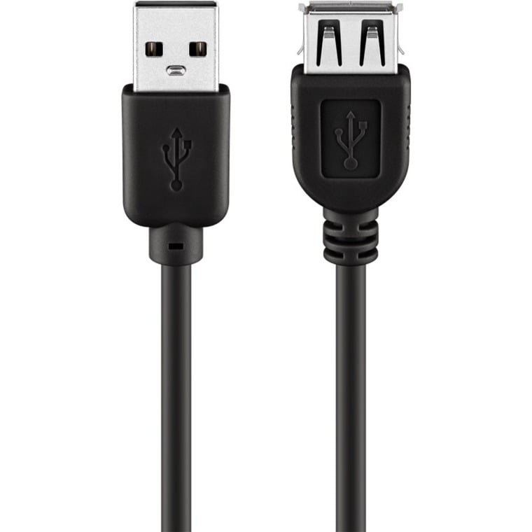 USB 2.0 Verlängerungskabel, USB-A Stecker > USB-A Buchse von Goobay
