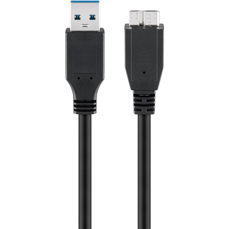 USB 3.2 Gen 1 Kabel, USB-A Stecker > Micro-USB Stecker (Typ B) von Goobay