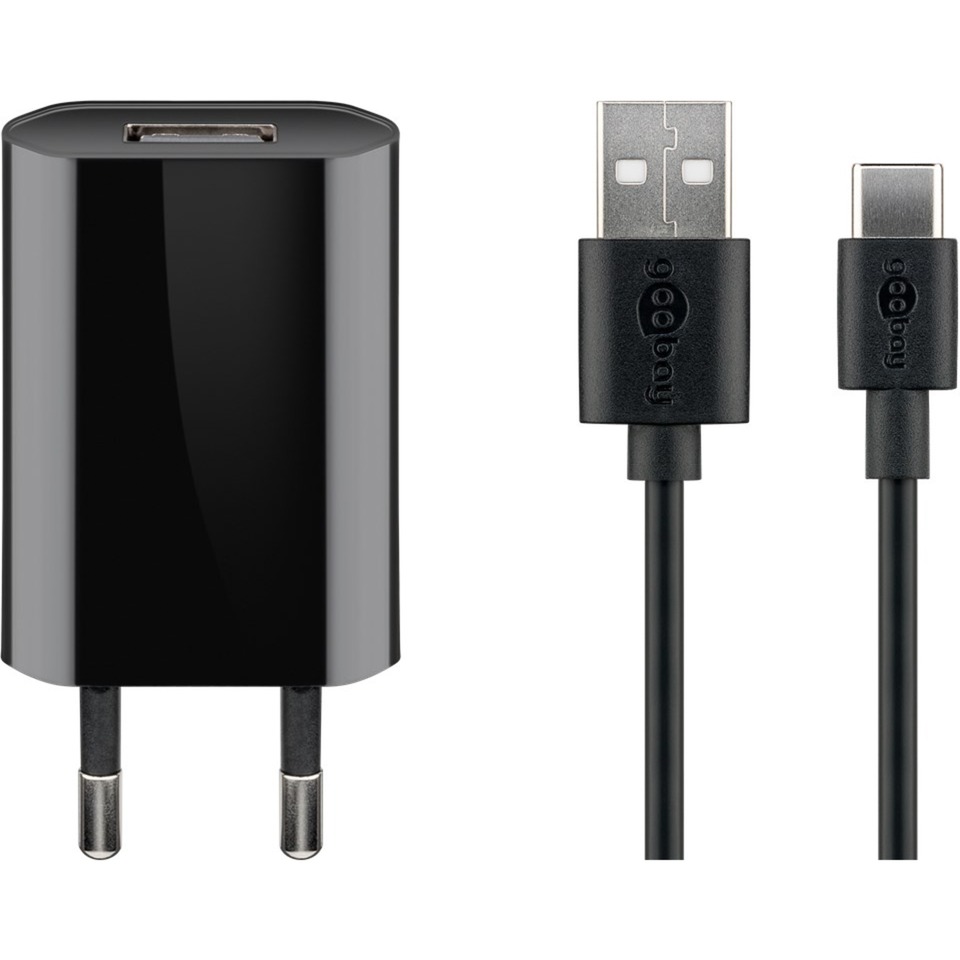 USB-C Ladeset 5 Watt, Ladegerät USB-C Ladeset 5 Watt, Ladegerät von Goobay