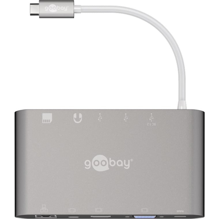 USB-C Multiport-Adapter All in 1, Kartenleser von Goobay