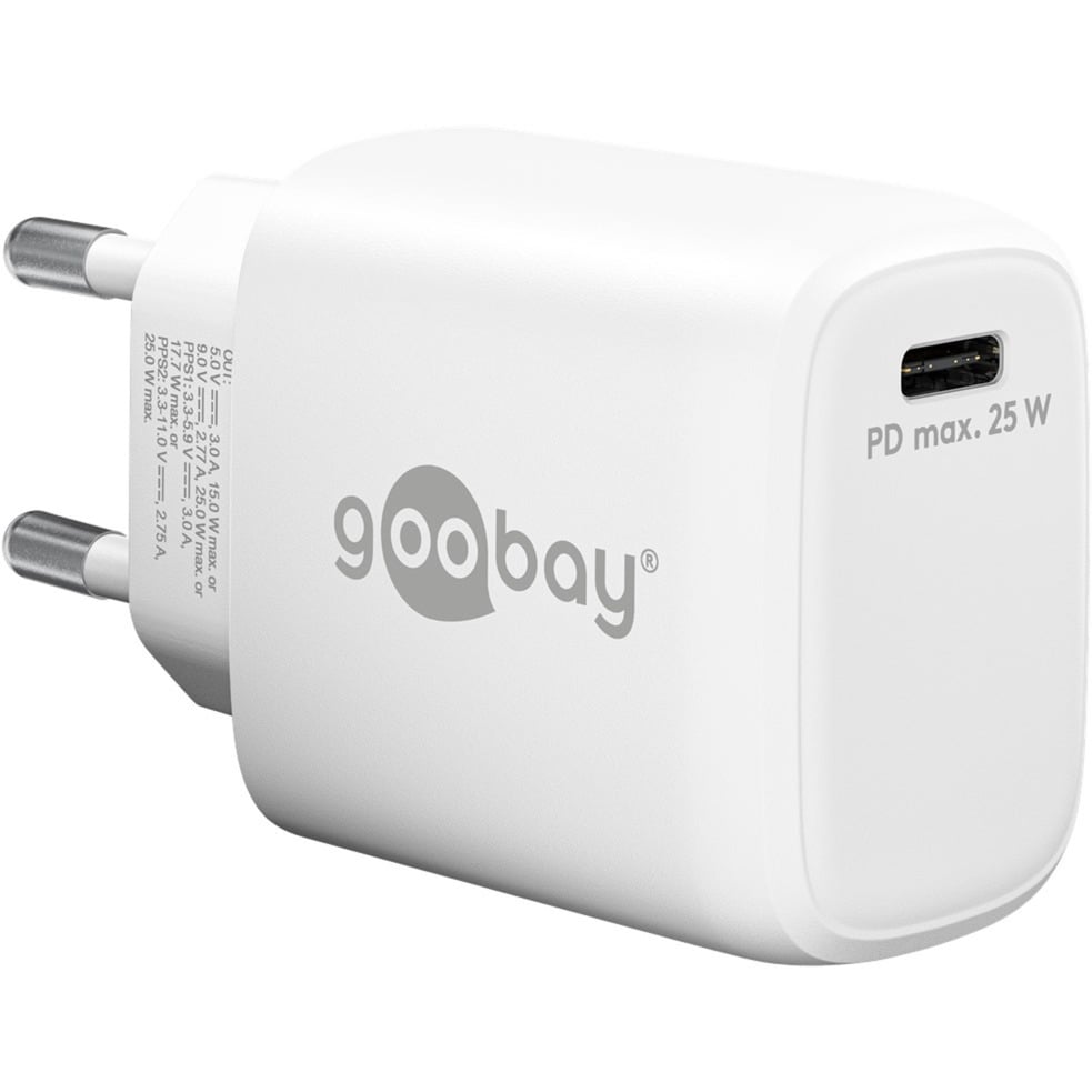 USB-C PD GaN Schnellladegerät 25 Watt USB-C PD GaN Schnellladegerät 25 Watt von Goobay