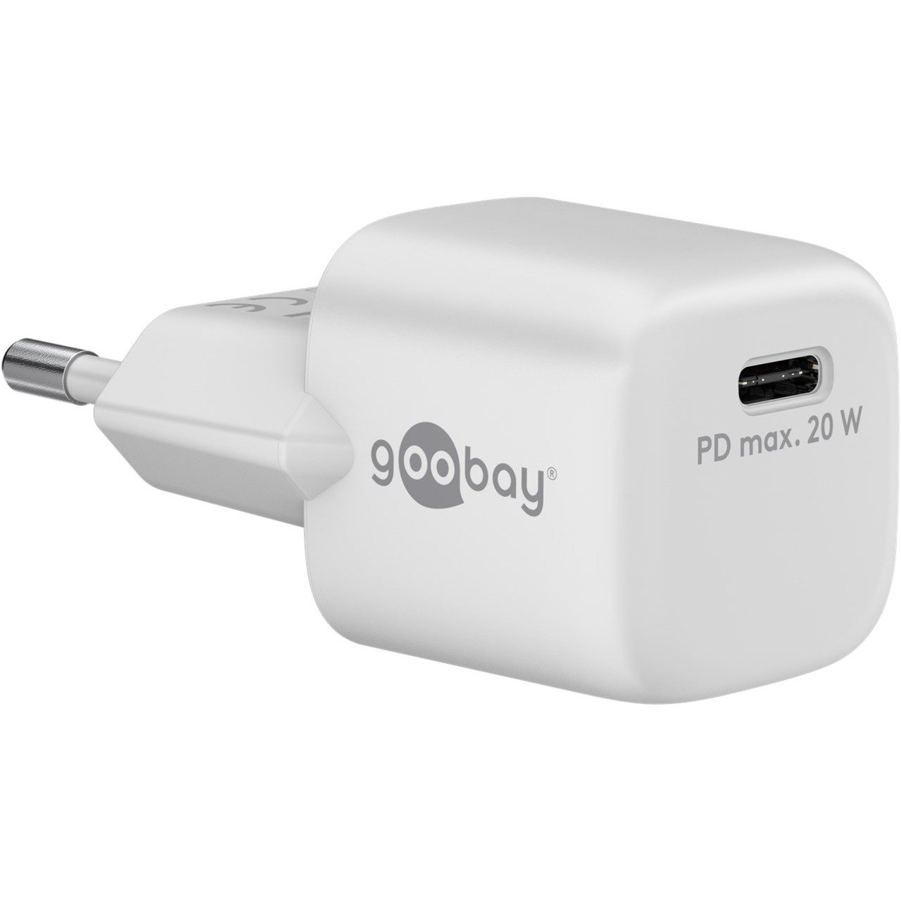 USB-C Schnellladegerät Nano, PD, GaN, 20 Watt USB-C Schnellladegerät Nano, PD, GaN, 20 Watt von Goobay