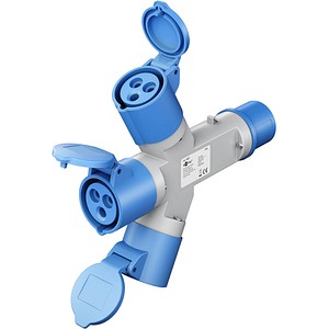goobay Camping 3-fach CEE-Verteiler blau goobay Camping 3-fach CEE-Verteiler blau von Goobay