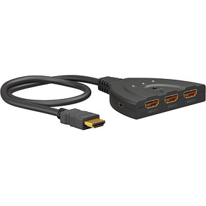 goobay HDMI™-Umschaltbox 3 auf 1 (4K @ 60 Hz)  HDMI-Switch von Goobay