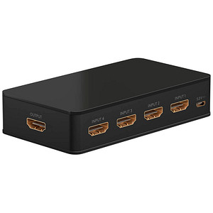 goobay HDMI™-Umschaltbox 4 auf 1 (4K @ 60 Hz)  HDMI HDMI-Switch von Goobay