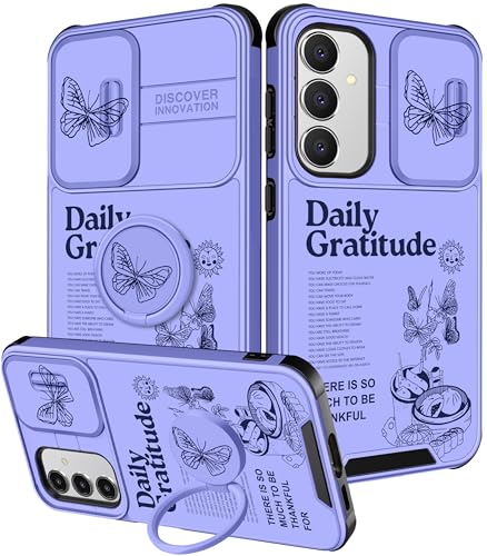 Goocrux Schutzhülle für Samsung Galaxy S24 FE – niedliche Handy-Schutzhülle für Samsung S24 FE mit 6,7 Zoll (17 cm), für Damen und Mädchen, hübscher Schmetterling, einzigartiges ästhetisches Design von Goocrux