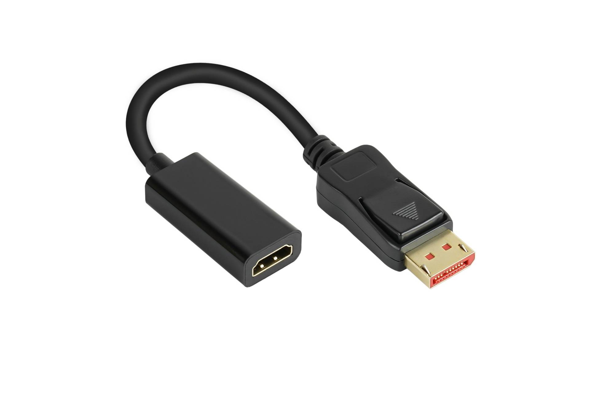 Adapter DisplayPort 1.4 Stecker an HDMI 2.0b Buchse, 4K @60Hz, vergoldete Kontakte, ca. 20cm Adapter DisplayPort 1.4 Stecker an HDMI 2.0b Buchse, 4K @60Hz, vergoldete Kontakte, ca. 20cm von Good Connections