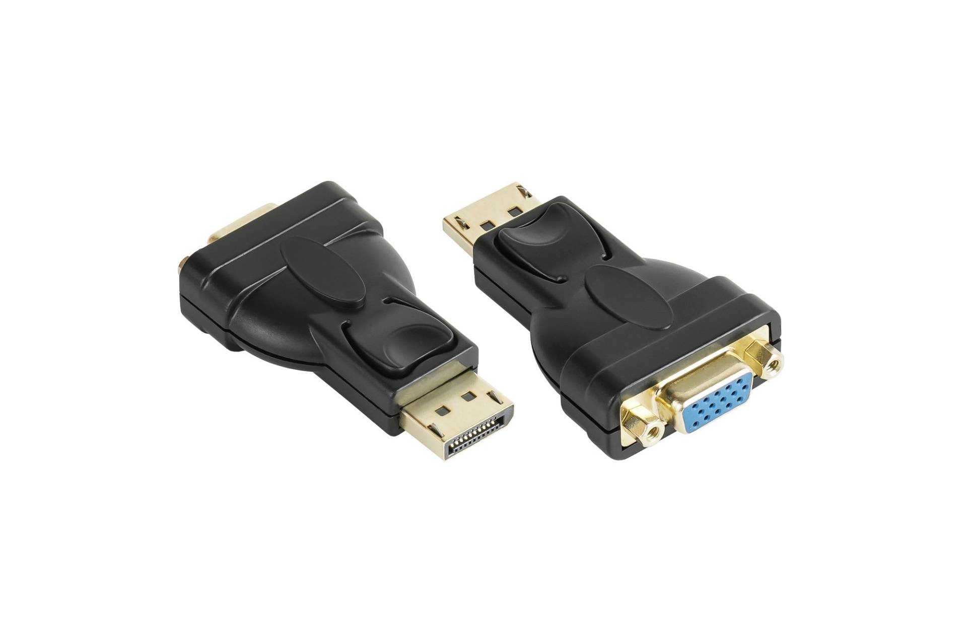 Adapter DisplayPort Stecker an VGA Buchse, 1920*1200 @60Hz, vergoldete Kontakte Adapter DisplayPort Stecker an VGA Buchse, 1920*1200 @60Hz, vergoldete Kontakte von Good Connections