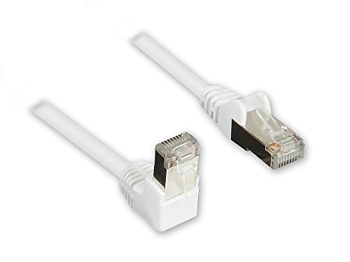 Alcasa Cat. 5e 0,25 m 0,25 m CAT5E U/UTP (UTP) weiß Netzwerk-Kabel – Kabel Netzwerk-(0,25 m, Cat5e, RJ-45, RJ-45, U/UTP (UTP), männlich/männlich) von Good Connections