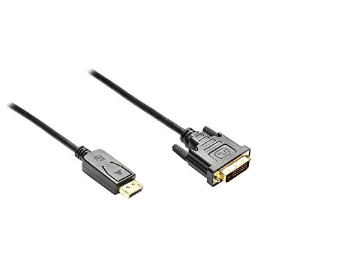 DisplayPort auf DVI-D 24+1 Anschlusskabel 1,8m, Good Connections® von Good Connections