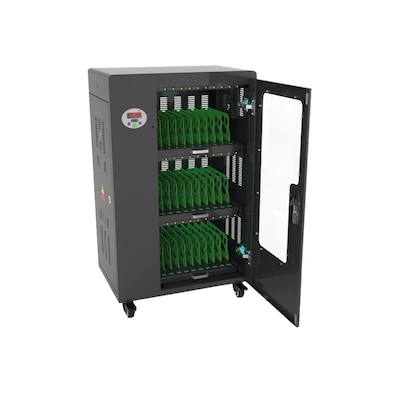 GC Tablet-Ladewagen für 30 Geräte, UV-Desinfektion, Smart Control, Sync. schwarz GC Tablet-Ladewagen für 30 Geräte, UV-Desinfektion, Smart Control, Sync. schwarz von Good Connections
