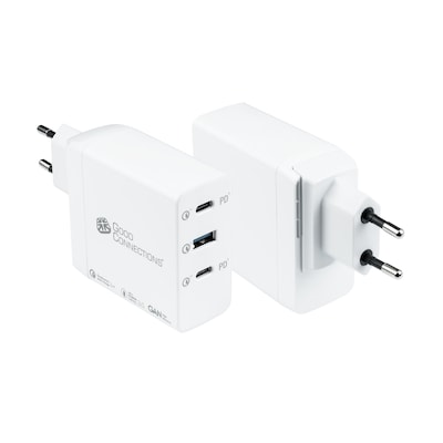 Good Connection Schnellladegerät 90W 3x USB-C, 1x USB-A PD weiß von Good Connections