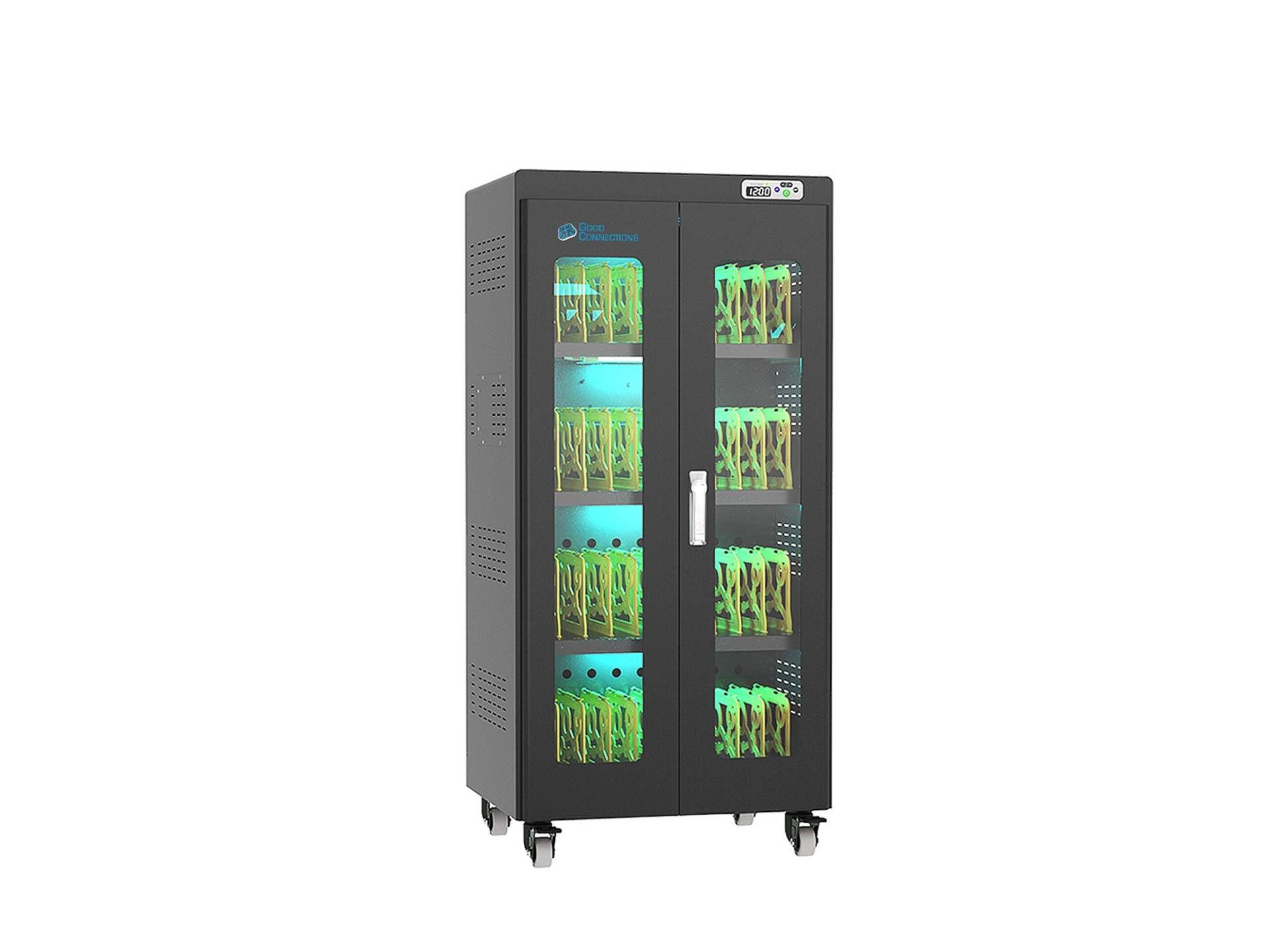 Good Connections® ANTARES N40E Notebook-Ladewagen bis 15,6", UV-C Desinfektion, schwarz von Good Connections