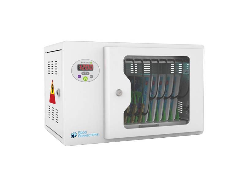 Good Connections® ANTARES T10 Tablet-Ladeschrank, UV-C Desinfektion, grau von Good Connections