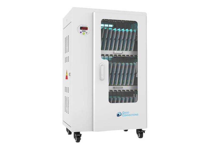 Good Connections® ANTARES T30S Tablet-Ladewagen, UV-C Desinfektion, Sync-Funktion, grau von Good Connections
