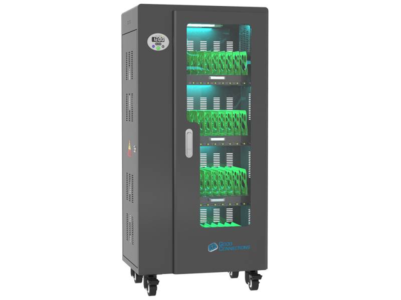 Good Connections® ANTARES T40S Tablet-Ladewagen, UV-C Desinfektion, Sync-Funktion, schwarz von Good Connections
