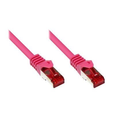 Good Connections 0,25m RNS Patchkabel CAT6 S/FTP PiMF magenta von Good Connections
