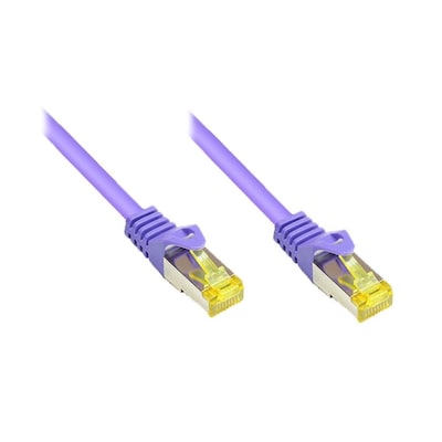 Good Connections 1,0m RNS Patchkabel mit Cat.7 Rohkabel S/FTP PiMF violett von Good Connections