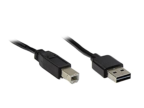 Good Connections 2510-EU01 Anschluss/Druckerkabel USB 2.0 Easy Stecker A auf Stecker B, 1m schwarz Good Connections 2510-EU01 Anschluss/Druckerkabel USB 2.0 Easy Stecker A auf Stecker B, 1m schwarz von Good Connections