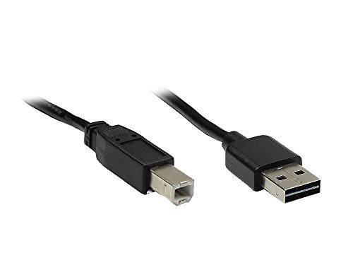 Good Connections 2510-EU02W Anschluss/Druckerkabel USB 2.0 Easy Stecker A auf Stecker B, 2m schwarz Good Connections 2510-EU02W Anschluss/Druckerkabel USB 2.0 Easy Stecker A auf Stecker B, 2m schwarz von Good Connections