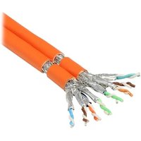 Good Connections 25m Verlegekabel Cat.7 Duplex S/FTP, PiMF orange Good Connections 25m Verlegekabel Cat.7 Duplex S/FTP, PiMF orange von Good Connections