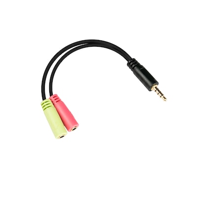 Good Connections 4-pol. 3,5mm Klinkenst./ 2x 3-pol. Klinkenbu. schwarz 0,2m CTIA Good Connections 4-pol. 3,5mm Klinkenst./ 2x 3-pol. Klinkenbu. schwarz 0,2m CTIA von Good Connections
