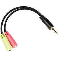 Good Connections 4-pol. 3,5mm Klinkenst./ 2x 3-pol. Klinkenbu. schwarz 0,2m CTIA Good Connections 4-pol. 3,5mm Klinkenst./ 2x 3-pol. Klinkenbu. schwarz 0,2m CTIA von Good Connections