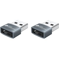 Good Connections Adapter USB 2.0 Stecker A an USB-C Buchse 2 Stk. Aluminium grau Good Connections Adapter USB 2.0 Stecker A an USB-C Buchse 2 Stk. Aluminium grau von Good Connections