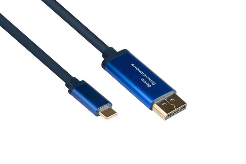 Good Connections Adapterkab SmarFLEX USB-C an DP1.2 blau 1m von Good Connections