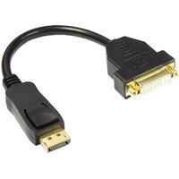 Good Connections Adapterkabel DisplayPort 1.2 St./ DVI-I 24+5 Bu. schwarz 0,2m von Good Connections