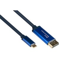 Good Connections Adapterkabel Smartflex USB-C/ DisplayPort 4K UHD 60Hz 2m blau von Good Connections