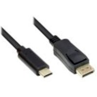 Good Connections Adapterkabel USB-C zu DisplayPort 1.2 4K2K/ UHD 1m schwarz von Good Connections