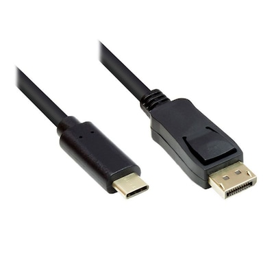 Good Connections Adapterkabel USB-C zu DisplayPort 1.2 4K2K/ UHD 2m schwarz von Good Connections