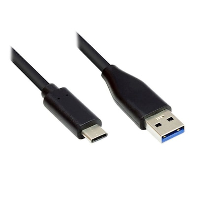 Good Connections Anschlusskabel 1m USB 3.0 USB-C zu USB 3.0 A schwarz Good Connections Anschlusskabel 1m USB 3.0 USB-C zu USB 3.0 A schwarz von Good Connections