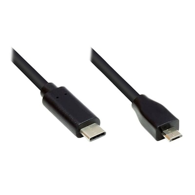 Good Connections Anschlusskabel 2m USB 2.0 USB-C zu USB 2.0 Micro B schwarz Good Connections Anschlusskabel 2m USB 2.0 USB-C zu USB 2.0 Micro B schwarz von Good Connections