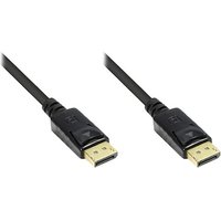 Good Connections Anschlusskabel DP 1.2, St., vergoldet, schwarz, 0,5m Good Connections Anschlusskabel DP 1.2, St., vergoldet, schwarz, 0,5m von Good Connections