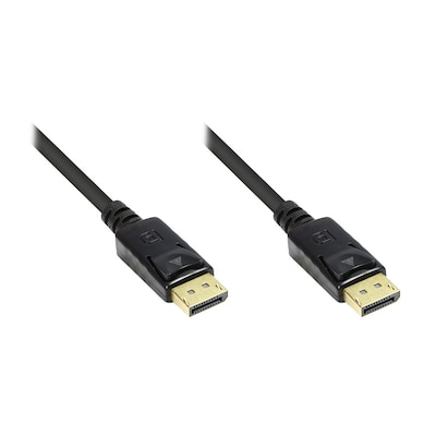 Good Connections Anschlusskabel DP 1.2, St., vergoldet, schwarz, 0,5m Good Connections Anschlusskabel DP 1.2, St., vergoldet, schwarz, 0,5m von Good Connections